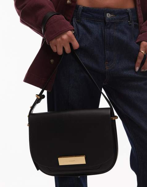 Allsaints Etta satchel bag in black - BLACK - view 1