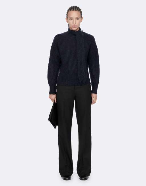 AllSaints Etty pull en bleu marine encre, 2 de 7