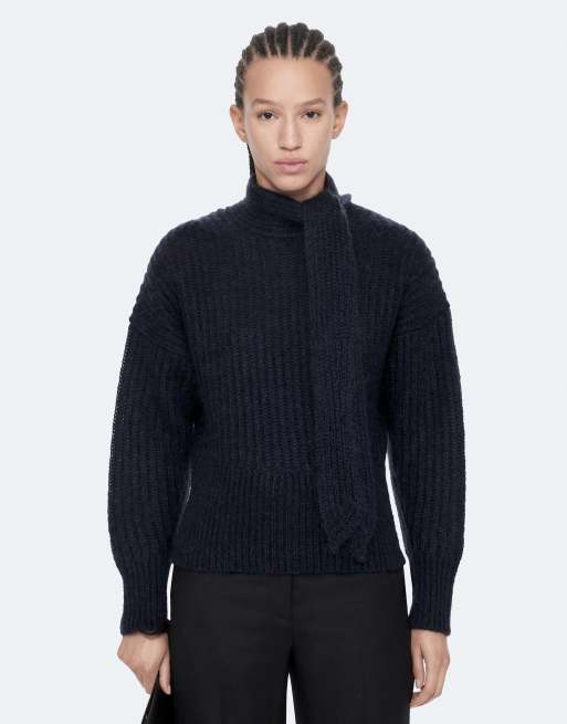 AllSaints Etty Pullover in Marineblau, 4 von 6