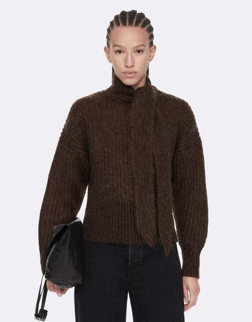 AllSaints – Etty – Pullover in Ochsenblutrot, 4 von 6