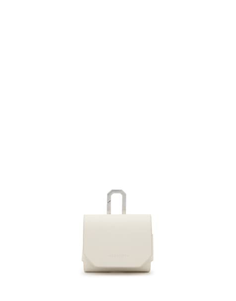 AllSaints - Étui hexagonal pour AirPods - Blanc bouleau - view 1