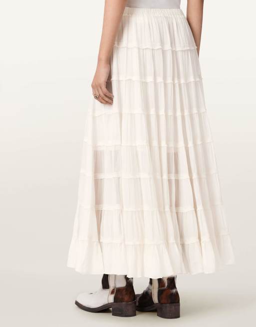 AllSaints - Eva - Jupe - Blanc craie, 5 de 6