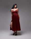 [AllSaints] AllSaints Faelyn dress in rosewood red 14 Rosewood red