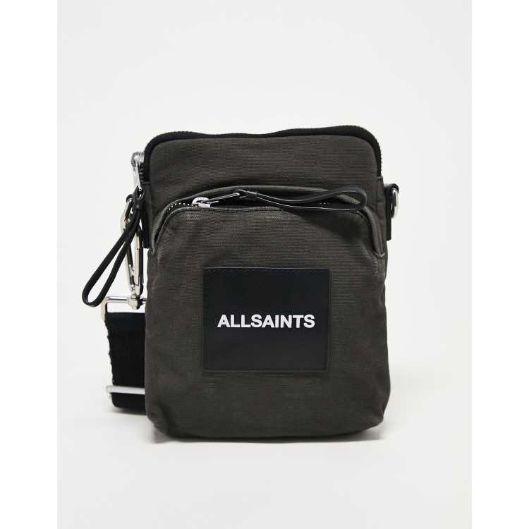 AllSaints Falcon Leather Crossbody Bag