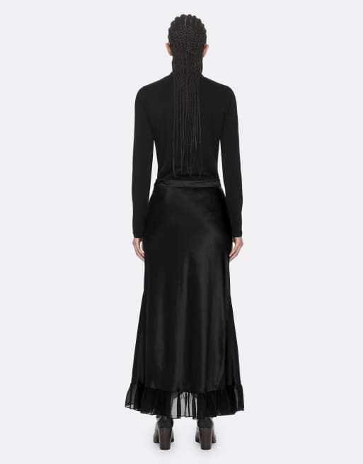 AllSaints - Falda Irma negra, 4 de 6