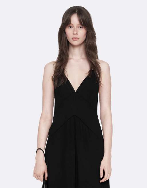 AllSaints Fawn Kleid in Schwarz, 4 von 6
