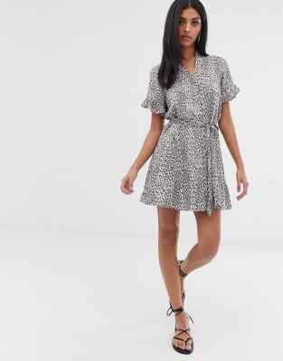 allsaints fay lep dress