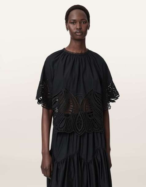 AllSaints - Femi - Top - Noir - view 1