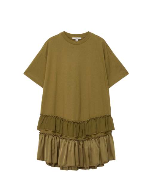 AllSaints Feyre Kleid in Khaki-Grün, 2 von 6