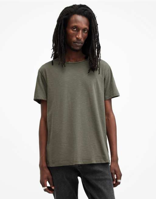 AllSaints - Figure - Sweatshirt met ronde hals in tijmgroen