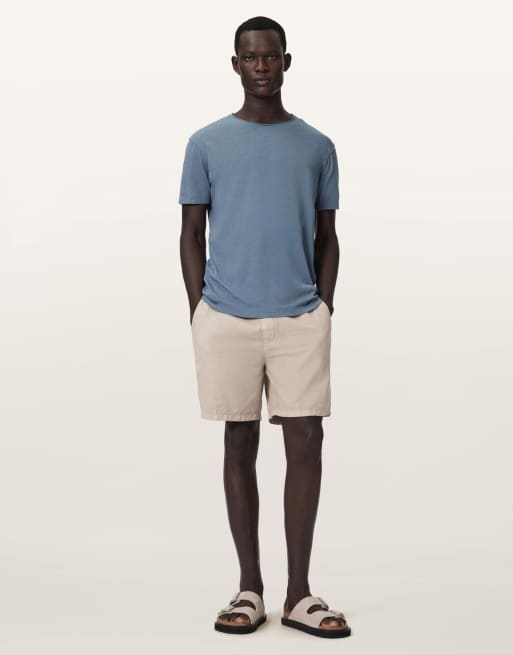 AllSaints - Figure - T-shirt ras de cou à manches courtes - Bleu délavé, 4 de 6