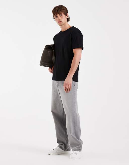 AllSaints – Flax – Svart t-shirt med korta ärmar och logga, 2 av 5