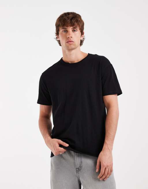 AllSaints – Flax – Svart t-shirt med korta ärmar och logga, 3 av 5