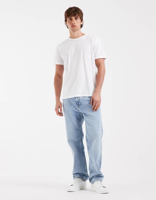 AllSaints - Flax - T-shirt met korte mouwen en logo in wit, 2 van 5