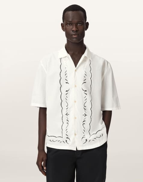 AllSaints - Fleur - Overhemd met korte mouwen in wit - view 1