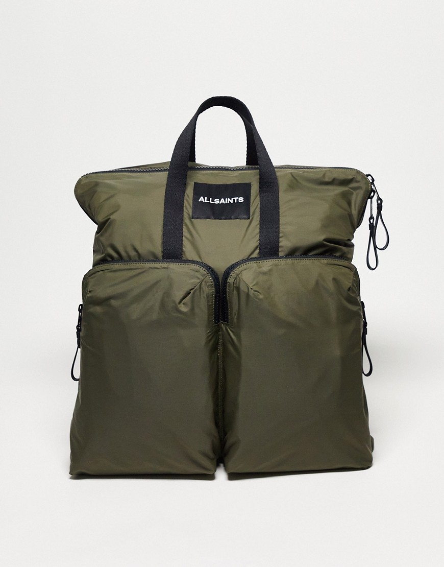 AllSaints Force backpack in khaki-Green