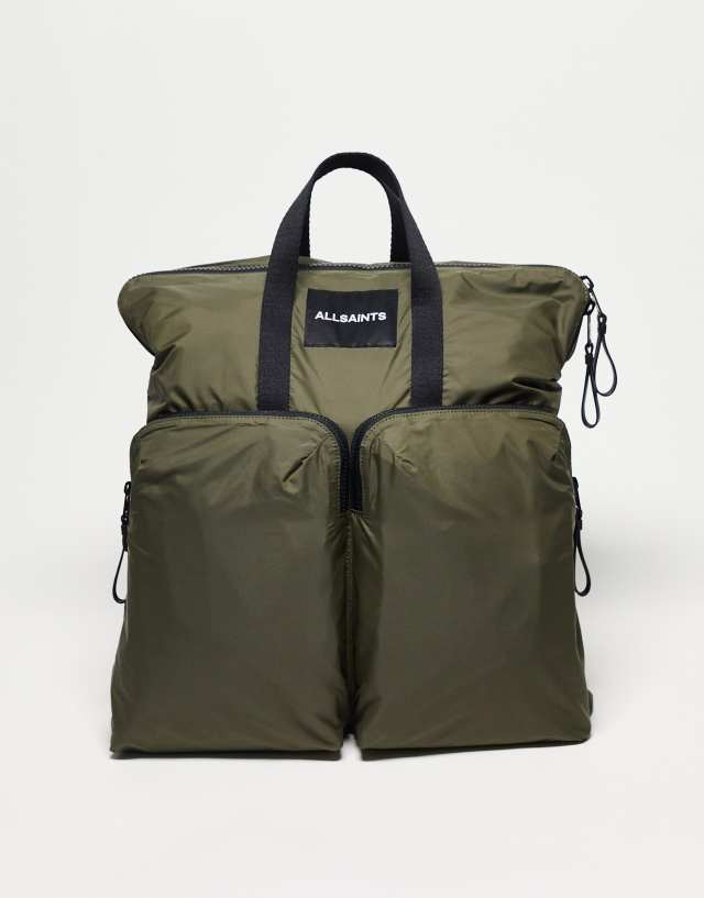 AllSaints Force backpack in khaki