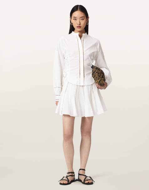 AllSaints - Frances - Jupe - Blanc optique - view 1