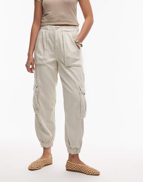 AllSaints - Freda - Broek in ecru wit - view 1