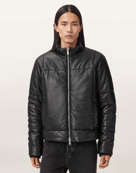 AllSaints – Furse – Pufferjacke in Schwarz - view 1