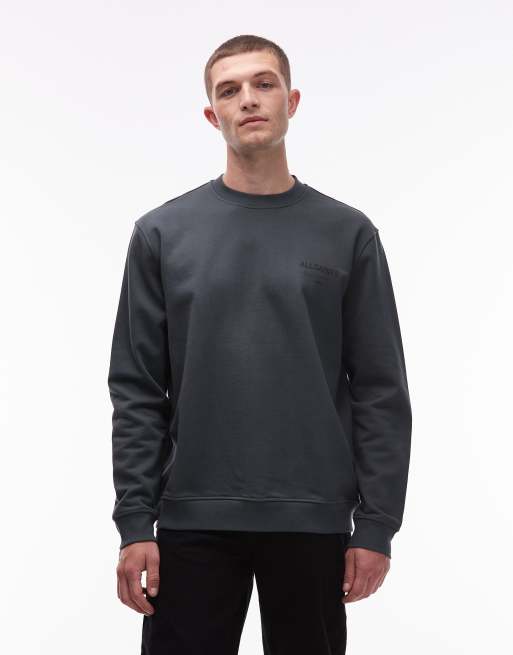 AllSaints – Future – Ciemnoniebieska bluza z okrągłym dekoltem, 3 z 5