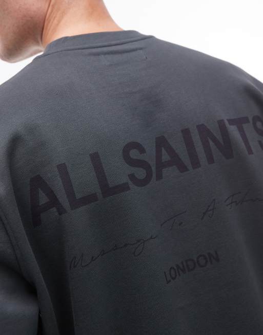 Allsaints Future SS Crew – T-shirt Uomo Manica Corta – Girocollo Basic Versatile
