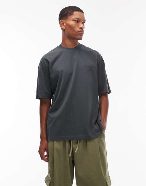 AllSaints – Future – T-shirt z logo, w spranym kolorze czarnym - view 1