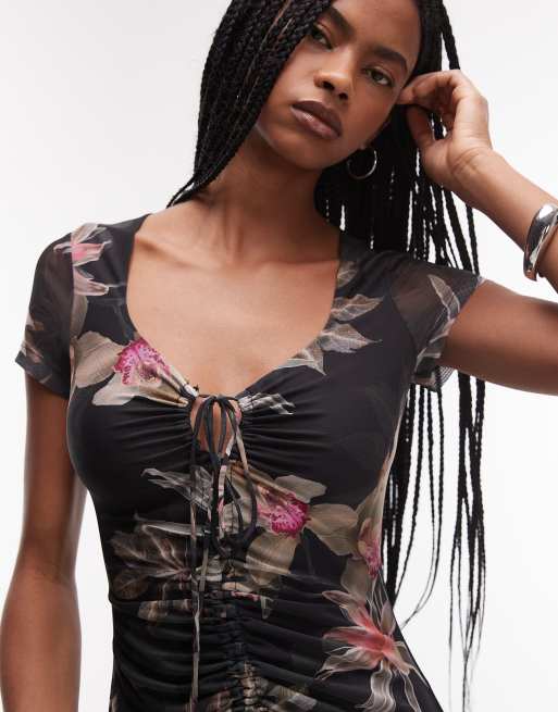 (取寄) オールセインツ レディース ギャビー メッシュ ドレス AllSaints women Gabby Mesh Dress Adena Black Allsaints gabby mesh dress in adena black | ASOS