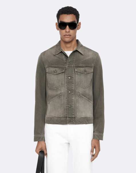 AllSaints gorra trucker regular en gris caqui - view 1