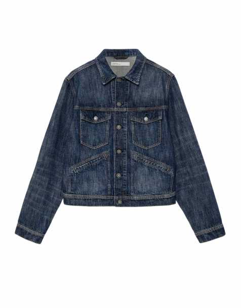 AllSaints - gorra trucker regular en índigo oscuro - view 1
