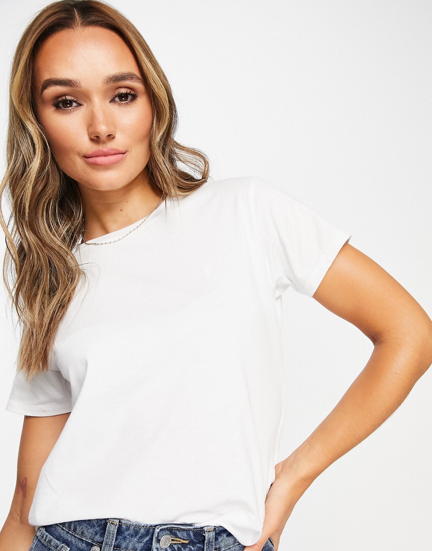 AllSaints Grace relaxed t-shirt in white