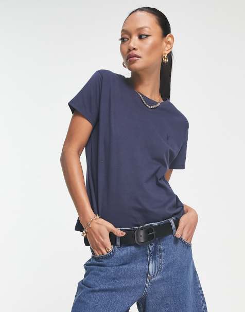 AllSaints - Grace - T-shirt décontracté - Bleu délavé - view 1