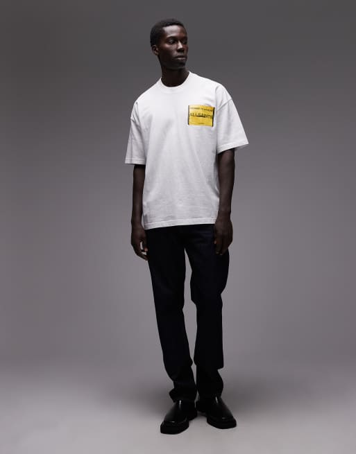 Allsaints Graphic t-shirt in white - WHITE, 2 of 5
