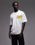 [AllSaints] AllSaints graphic t-shirt in white XL Chalk White