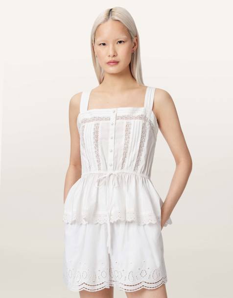 AllSaints - Gwen - Top blanco - view 1