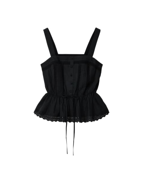AllSaints - Gwen - Top - Noir - view 1