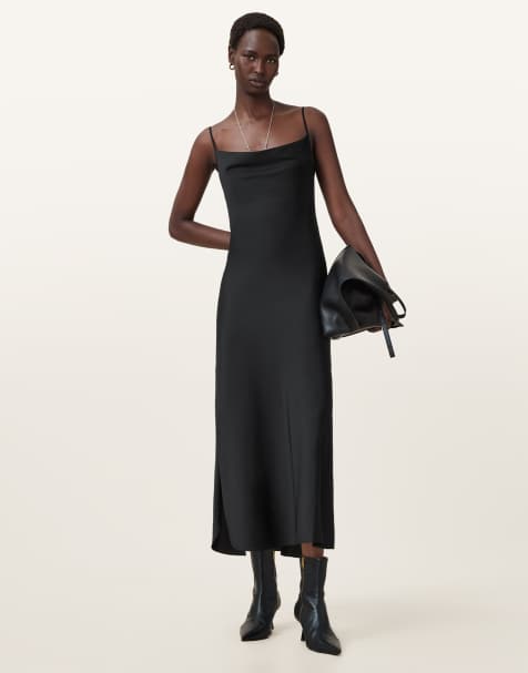 AllSaints – Hadley – Kleid in Schwarz - view 1