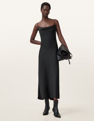 AllSaints - Hadley - Robe - Noir 42