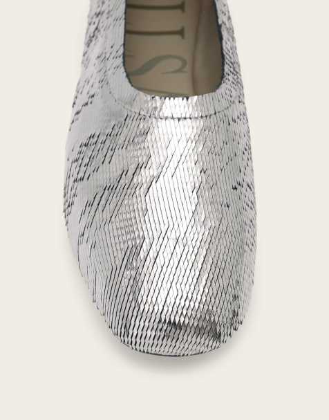 AllSaints - Hailee - Chaussures plates - Gris acier - view 1