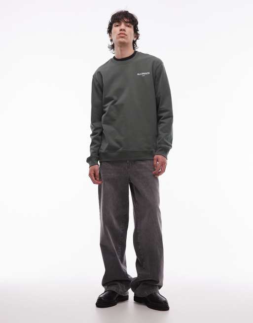 AllSaints – Halcyon – Bluza z okrągłym dekoltem w kolorze khaki, 2 z 5