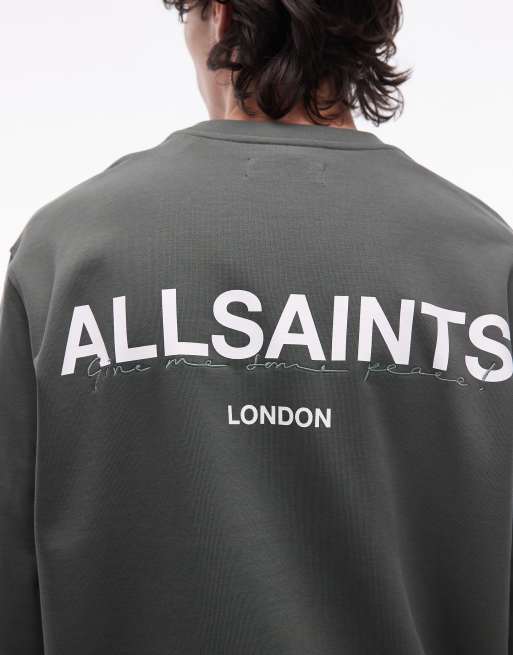 AllSaints – Halcyon – Bluza z okrągłym dekoltem w kolorze khaki, 5 z 5