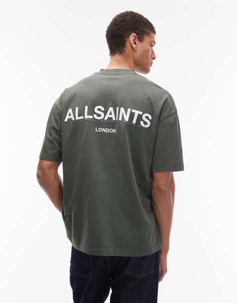 AllSaints - Halcyon - T-shirt in kaki - view 1