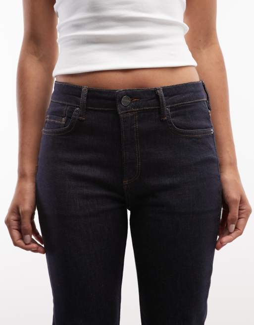 AllSaints Haldan slim bootcut denim jeans in dark wash blue, 5 of 5