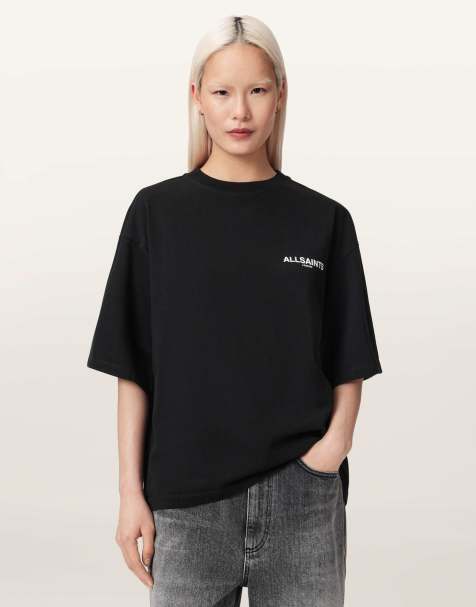 AllSaints - Halis Amelie - T-shirt - Noir - view 1