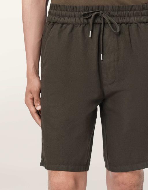 AllSaints Hanbury kurze Hose in gealtertem Braun, 5 von 6