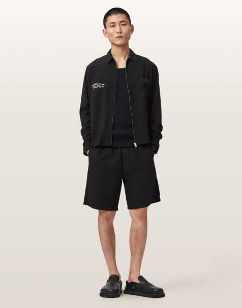 AllSaints - Hanbury - Short - Noir de jais - view 1