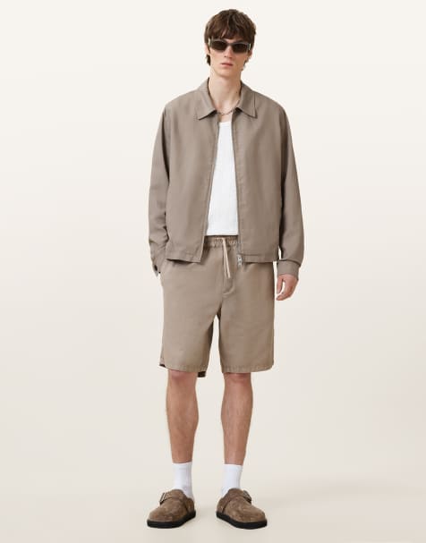 AllSaints – Hanbury – Shorts in Moorbraun - view 1