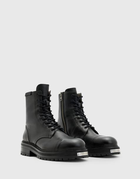 AllSaints Hank boots in black - view 1