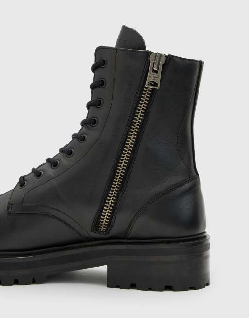 AllSaints Hank boots in black