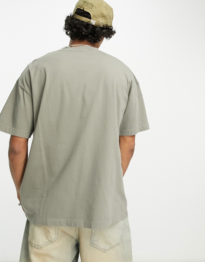 Harding - T-shirt oversize color salvia-Verde - AllSaints T-shirt donna  - immagine1